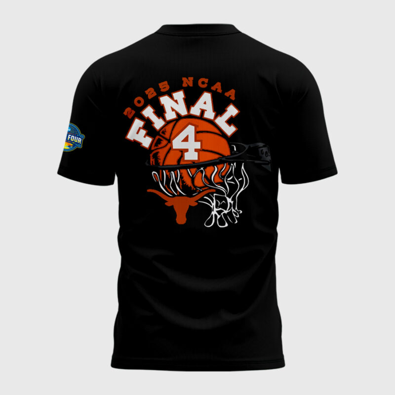 Texas Longhorns Women's Basketball Final Four  2025 TSHIRT - Image 3