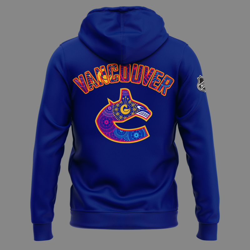 Limited Edition Vancouver Canucks Happy Vaisakhi Hoodie 2025 - Image 3
