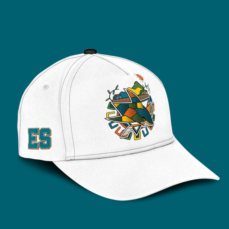 San Jose Sharks Celebrate El Salvador Heritage Hoodie limited edition. - Image 6