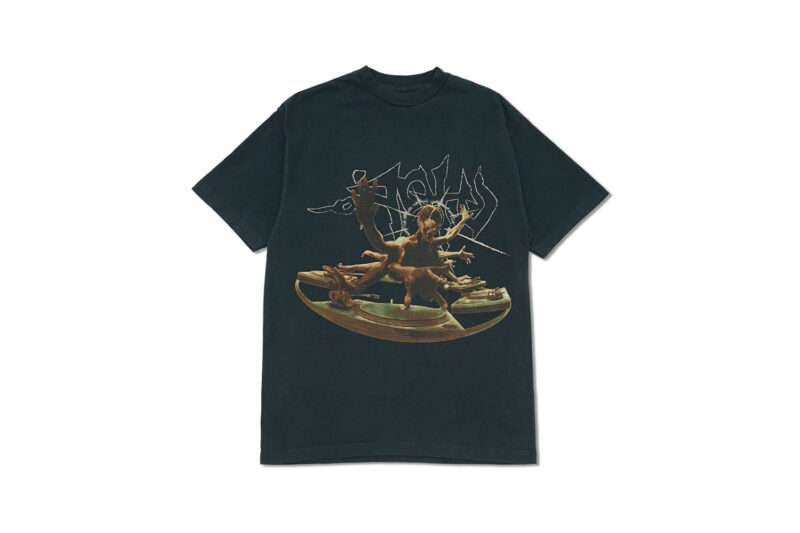 Travis Scott DJ Tee Black