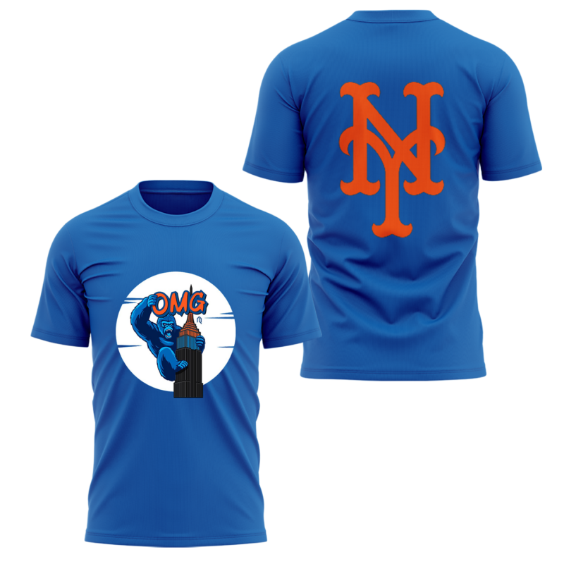 New York Mets King KOMG 2024 T Shirt - Image 2
