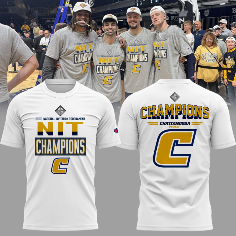 Chattanooga Mocs CHAMPIONS Tshirt white limited edition.