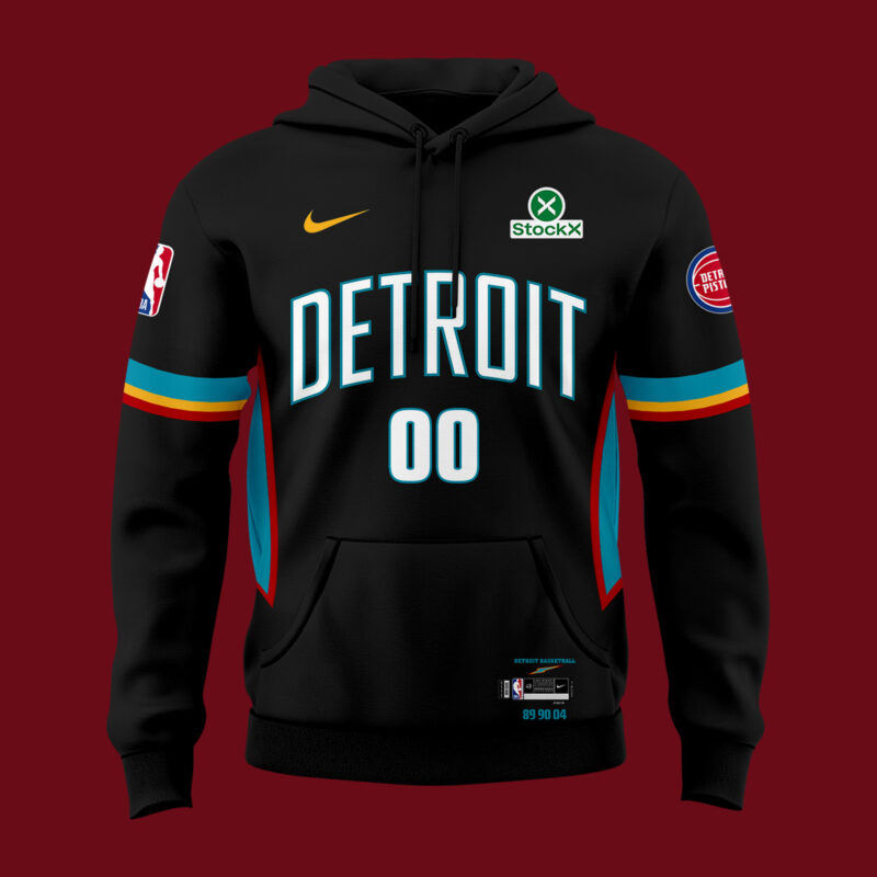 DETROIT PISTONS NEW EDITION HOODIE 2025-26 LIMITED EDITION. - Image 2