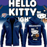 Limited Edition Oklahoma City Thunder x Hello Kitty Zip Hoodie 2024
