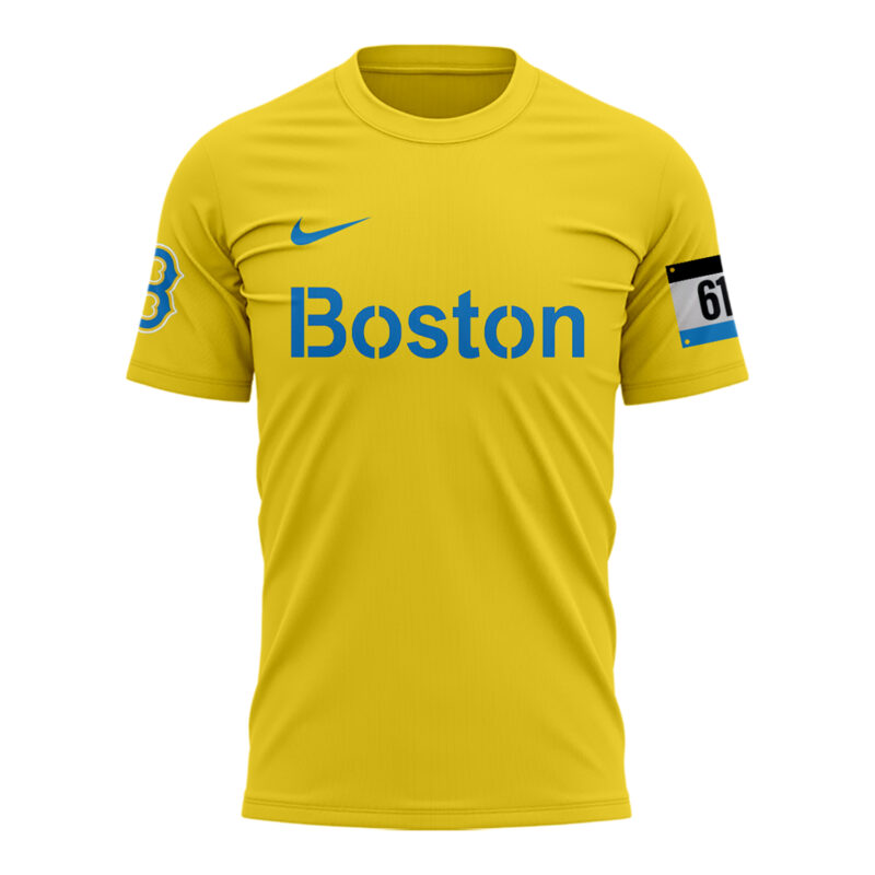 Boston Red Sox Nike Tshirt I Yellow 2025 - Image 2