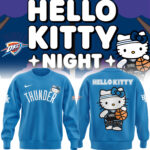 Limited Edition Oklahoma City Thunder x Hello Kitty Sweatshirt 2024