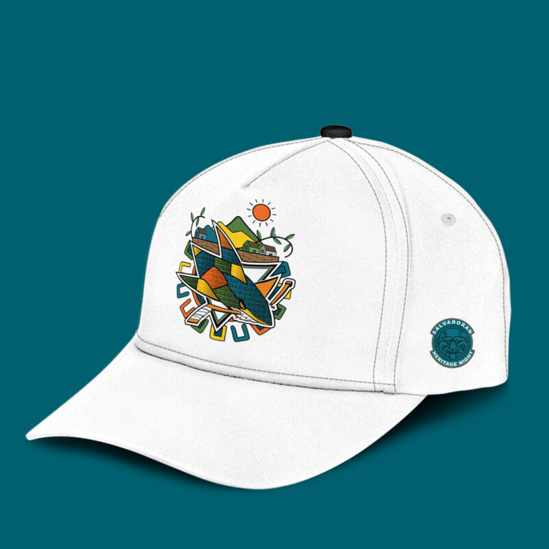 San Jose Sharks Celebrate El Salvador Heritage Hoodie limited edition. - Image 7