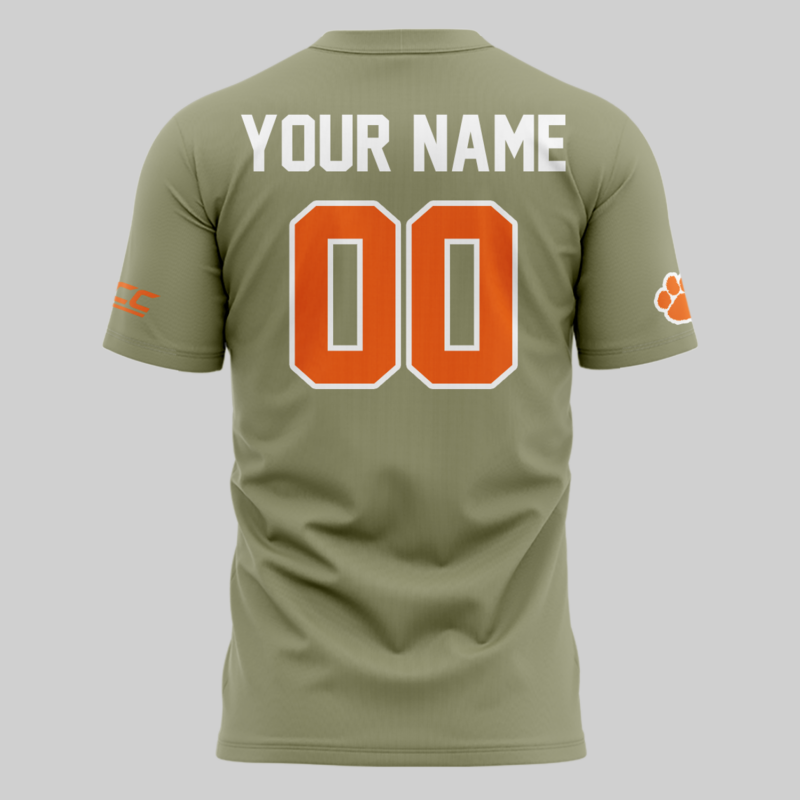 Special New Clemson Baseball Military Appreciation Tshirt 2025 - Image 3