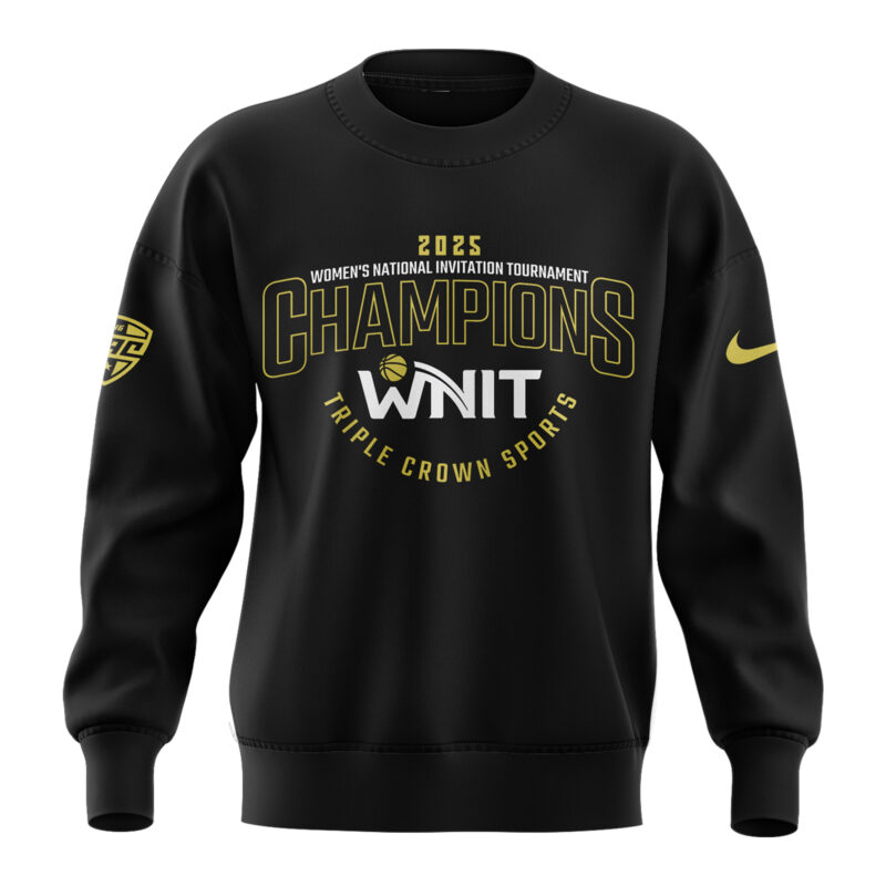 Buffalo Women's Basketball WNIT Champions Sweatshirt black2 limited edition. - Image 2