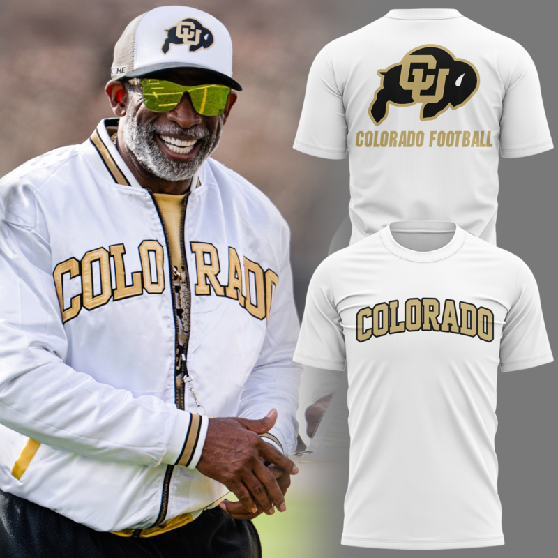 New T-Shirt Of COACH PRIME For Fans Colorado Buffaloes Football