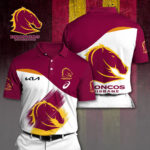 Brisbane Broncos 3D Polo Shirt