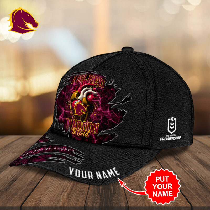 Personalized Brisbane Broncos Classic Cap - Image 2