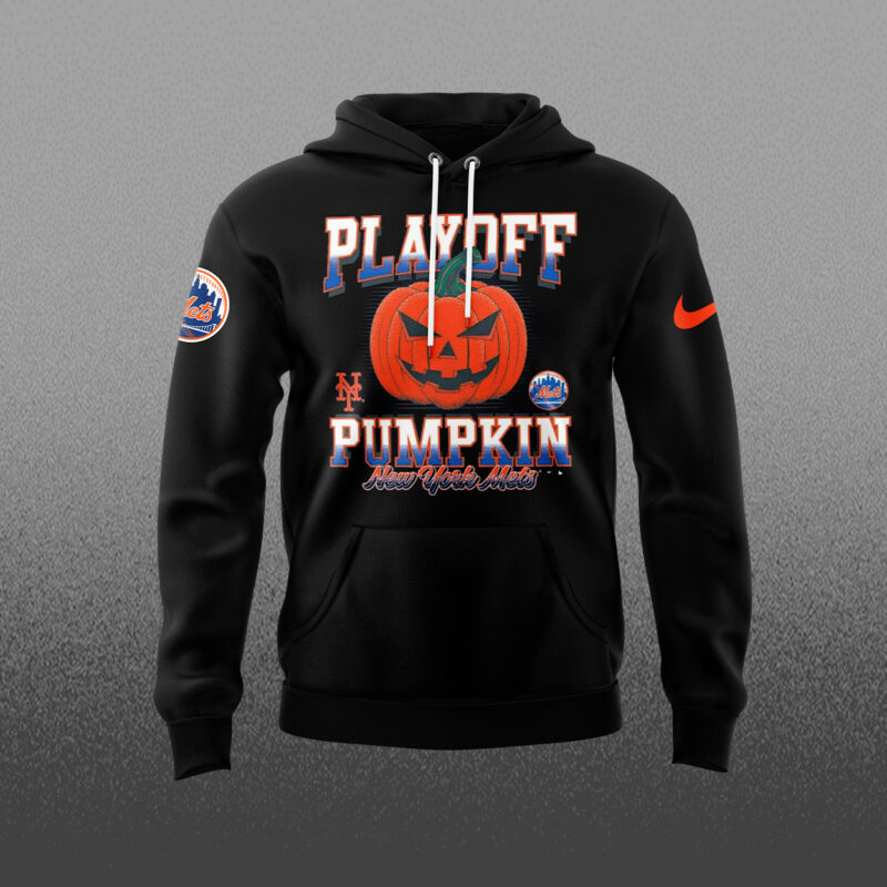 New York Mets 2024 MLB Postseason Playoff Pumpkin Halloween - Image 4