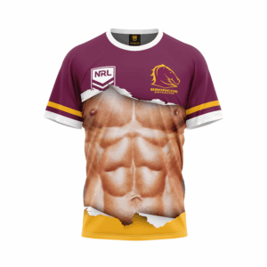 Brisbane Broncos NRL 'Ripped Bod' T Shirts