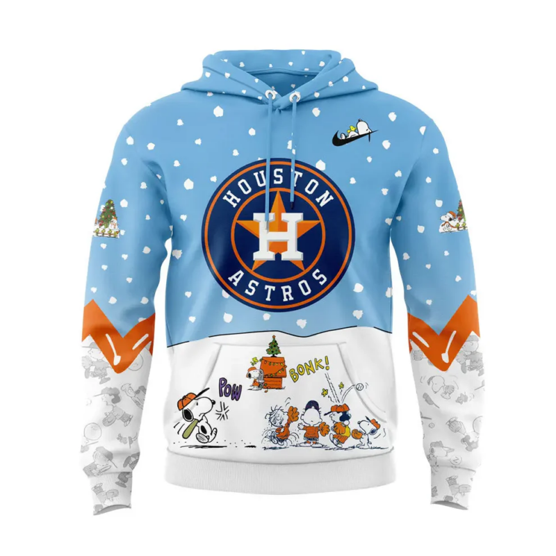 Houston Astros 75th Anniversary of Peanuts Hoodie 3 - Image 2