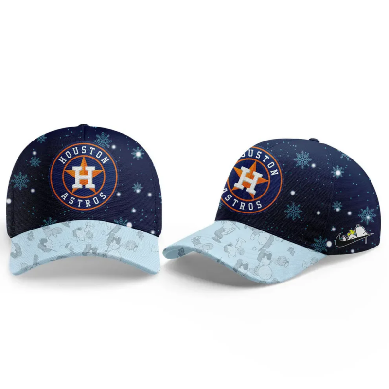 Houston Astros Peanuts & Snoopy Tshirt 2025 - Image 6