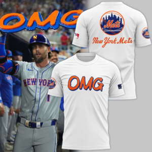 OMG New York Mets White Special T Shirt