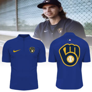 Special Milwaukee Brewers Short Sleeve Quarter Zip
