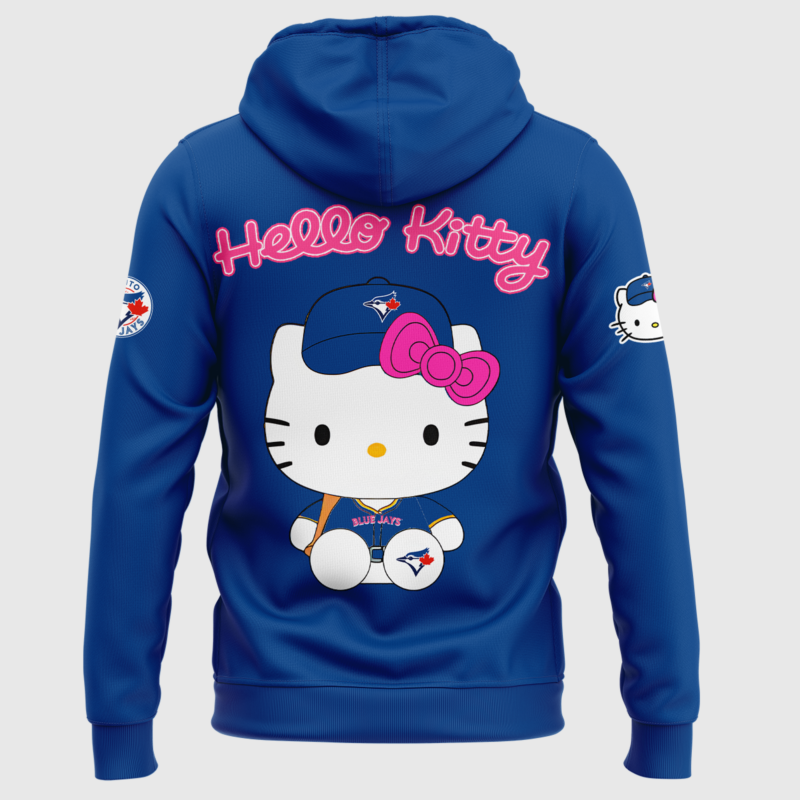 Toronto Blue Jays x Hello Kitty Special Edition 2025 Hoodie - Image 3