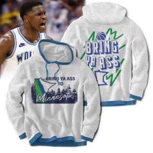 Bring ya ass T-Wolves Hooded Blue