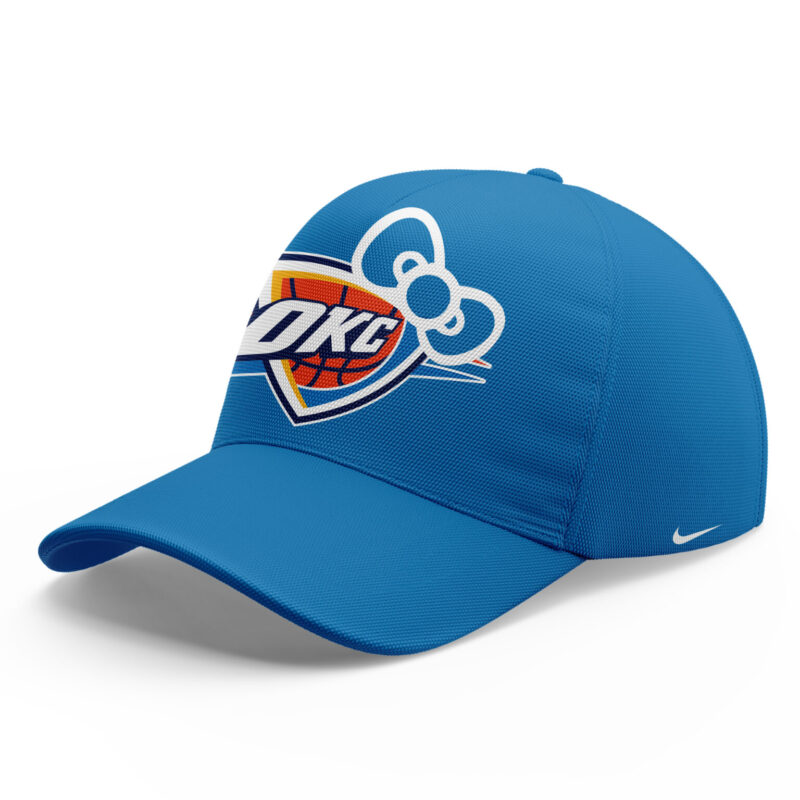 Limited Edition Oklahoma City Thunder x Hello Kitty Hoodie 2024 - Image 4