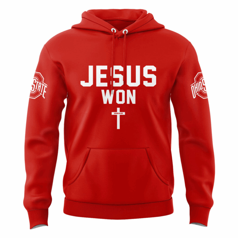 Limited Edition JESUS WON  Hoodie 2025 - Image 2
