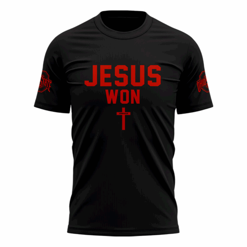 Limited Edition JESUS WON T shirt 2025 - Image 2