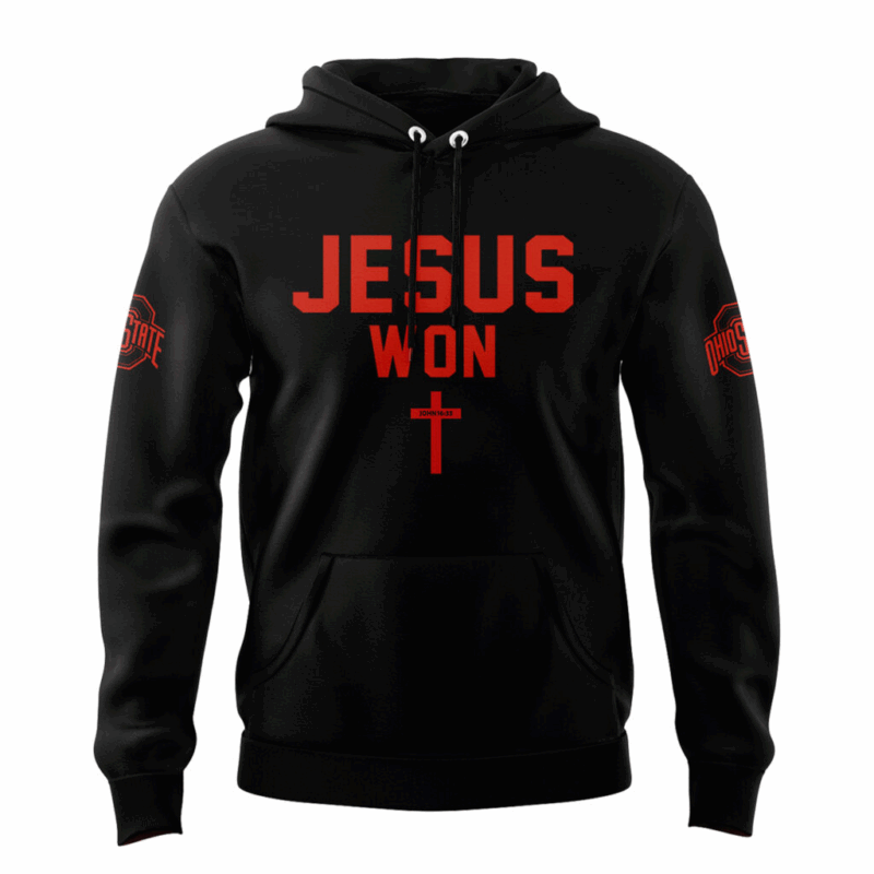 Limited Edition JESUS WON  Hoodie 2025 - Image 2