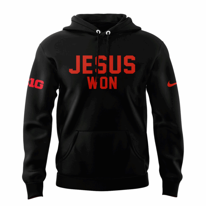 Limited Edition JESUS WON  Hoodie 2025 - Image 2