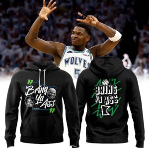 Bring ya ass T-Wolves Black Hoodie