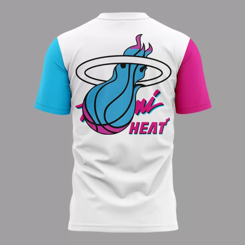 Miami HEAT The Original Vice Tshirt 2025 - Image 3