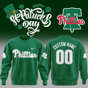 .Limited Edition Philadelphia Phillies St. Patrick’s Day Sweat 2025