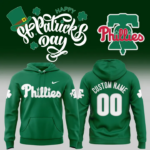 .Limited Edition Philadelphia Phillies St. Patrick’s Day Hoodie 2025