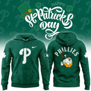 .Limited Edition Philadelphia Phillies St. Patrick’s Day Hoodie 2025