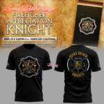 Special New VGK Celebrating The Firefighters Tshirt 2025
