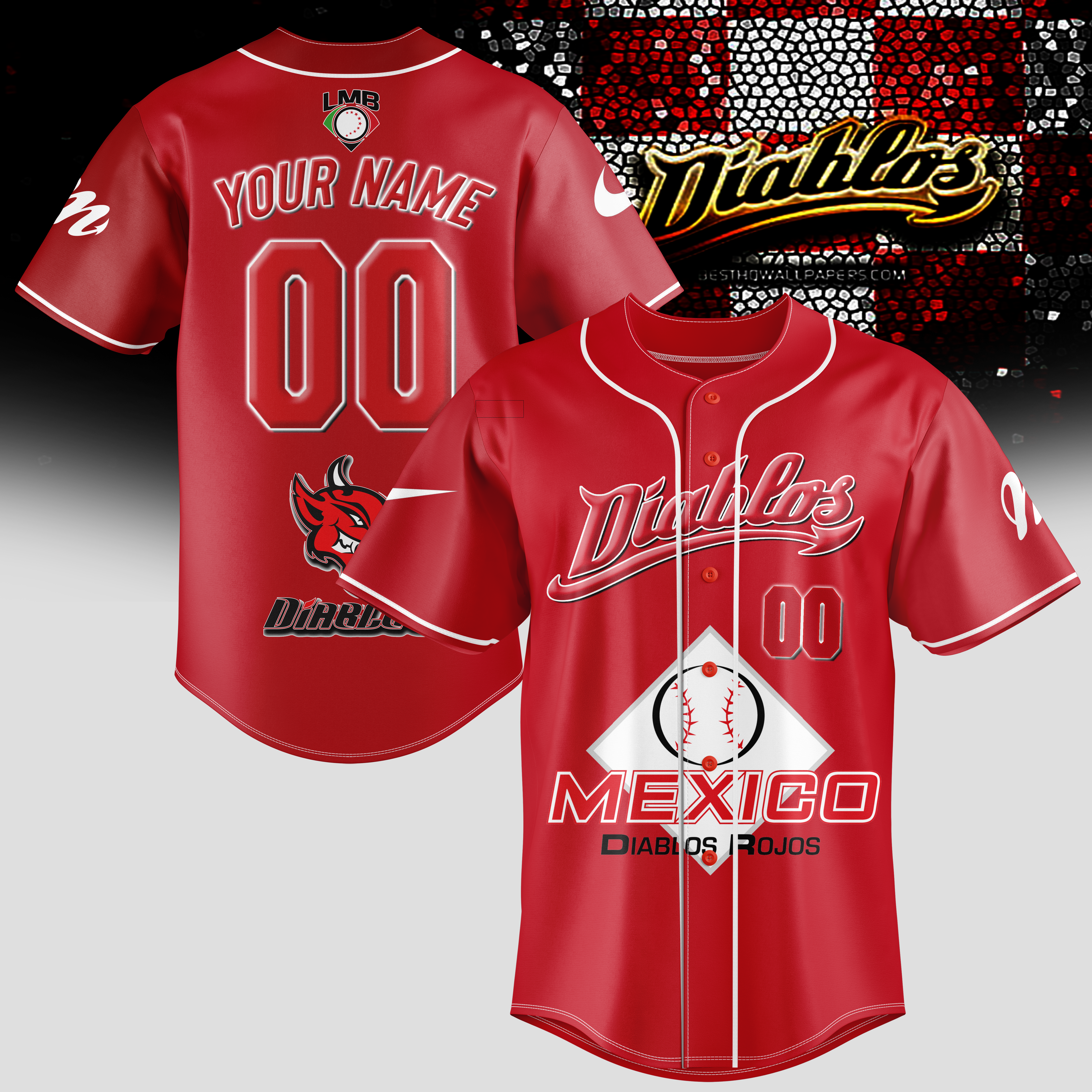 LMB Mexico Custom Jersey