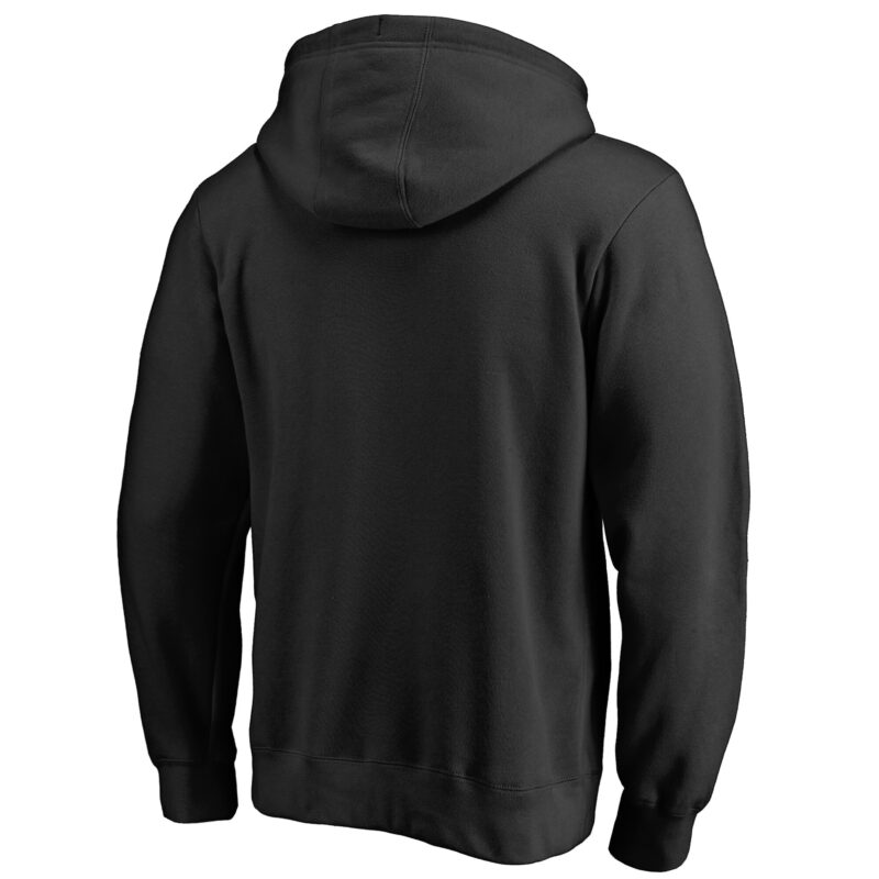 Memphis Grizzlies Marble Logo Pullover Hoodie - Black - Image 3