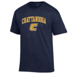Mens CHAMPION navy Tennessee Chatanooga Mocs SS Replen Tee.