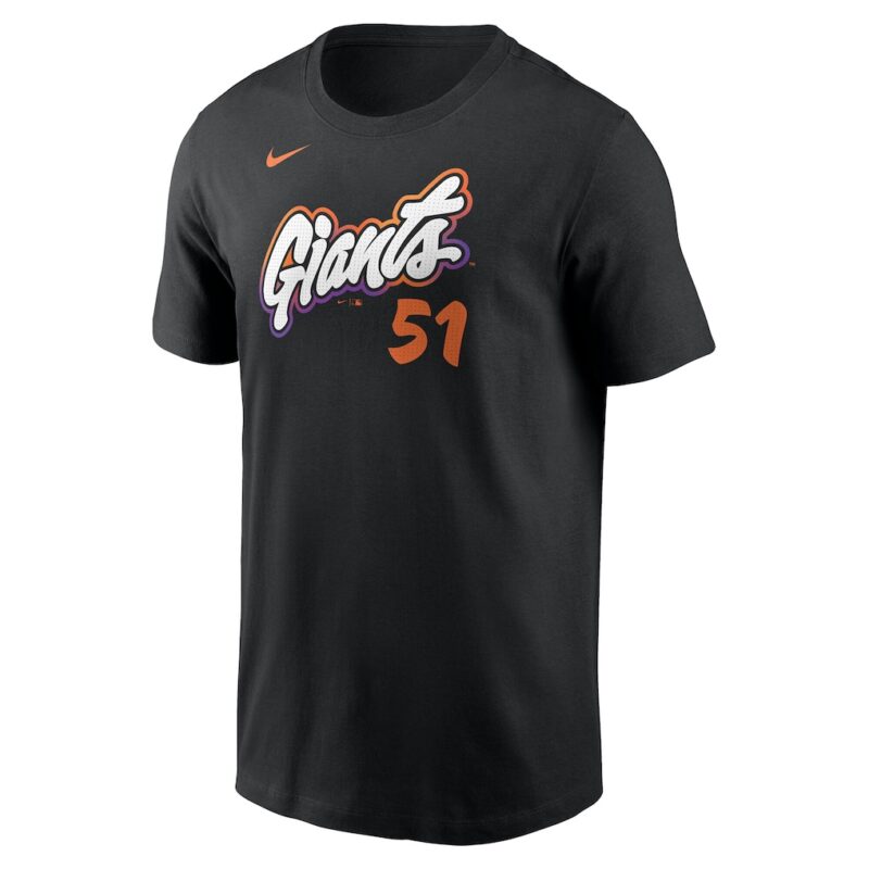 Men's San Francisco Giants Jung Hoo Lee Nike Anthracite 2025 City Connect Fuse Name & Number T-Shirt. - Image 2