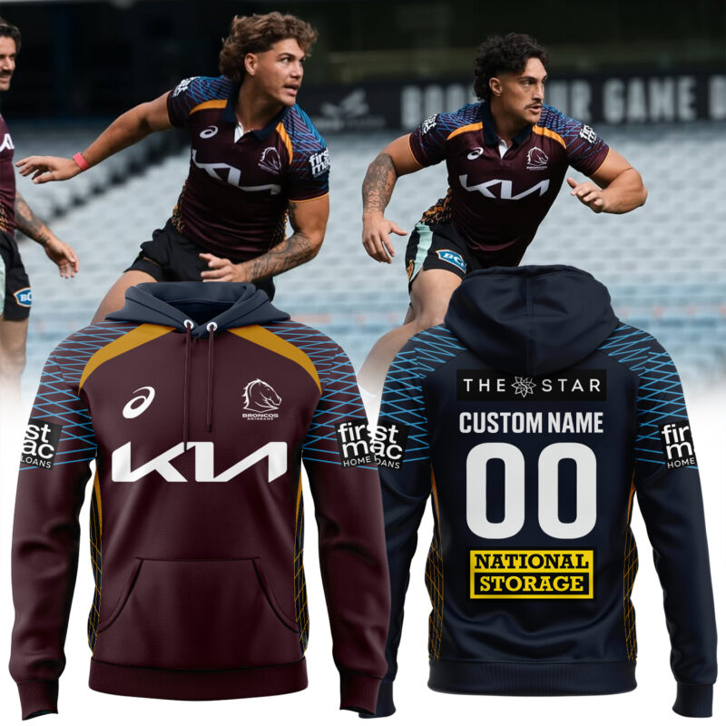 Brisbane Broncos 2025 Mens Replica Hoodie Special Edition