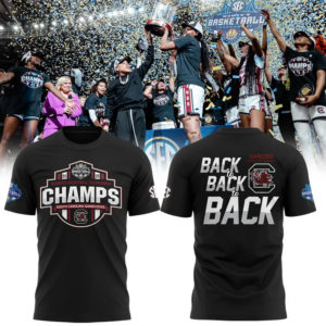 South Carolina Gamecocks 2025 SEC Women's Basketball Champions  Tshirt