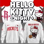 Special New Houston Rockets x Hello Kitty Sweatshirt 2025