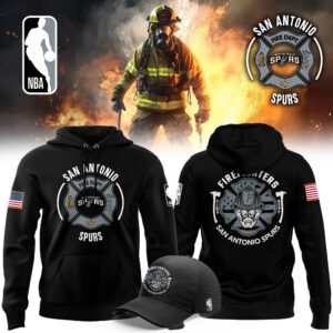 San Antonio Spurs x 2024 Firefighter Appreciation Night Hoodie