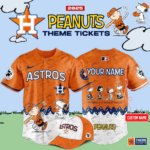 Houston Astros x 75th Anniversary Of Peanuts Limited Edition Jersey 2025