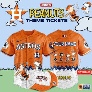 Houston Astros x 75th Anniversary Of Peanuts Limited Edition Jersey 2025
