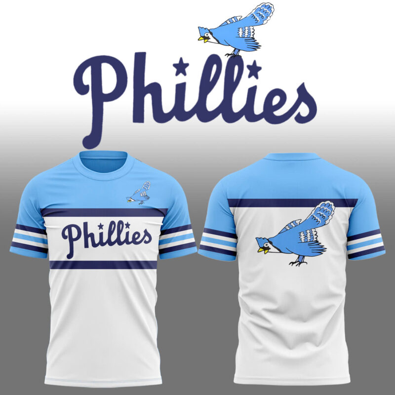 Limited Edition Phillies Blue Jay Logo From 1944-1946 Tshirt